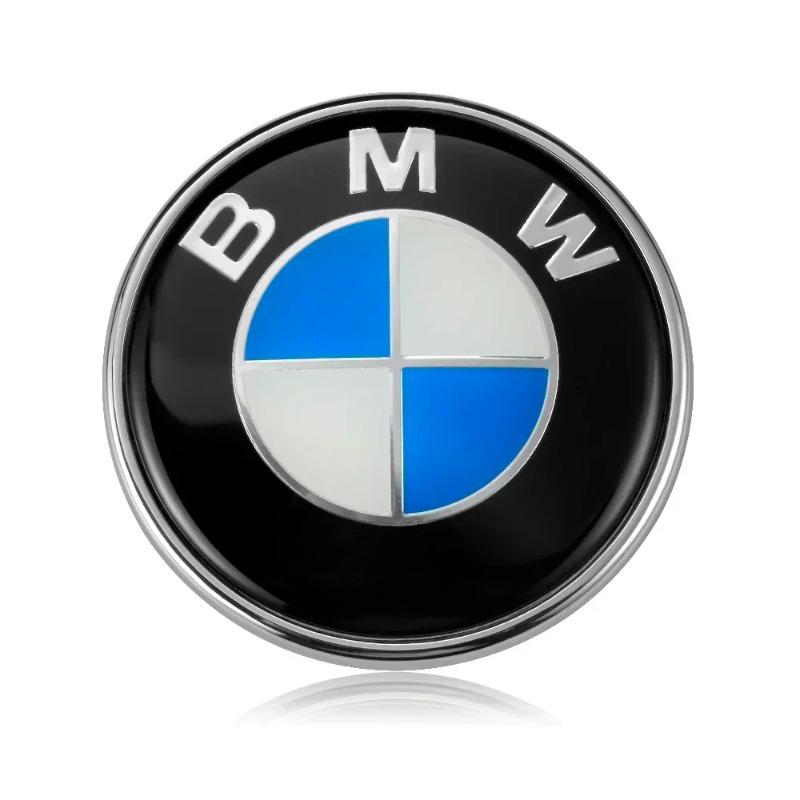2 шт. 82 мм 74 мм Автомобильная эмблема на капот и значок на багажник для BMW E46 E90 E60 F10 F11 F20 F30 F34 F01 G20 G21 G31 G60 X1 X3 X5 X7