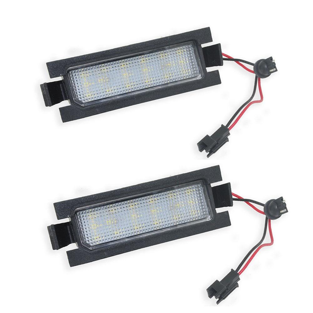 White LED License Plate Lights 925011H500 For Hyundai Accent (RB/RC) 2012-2017