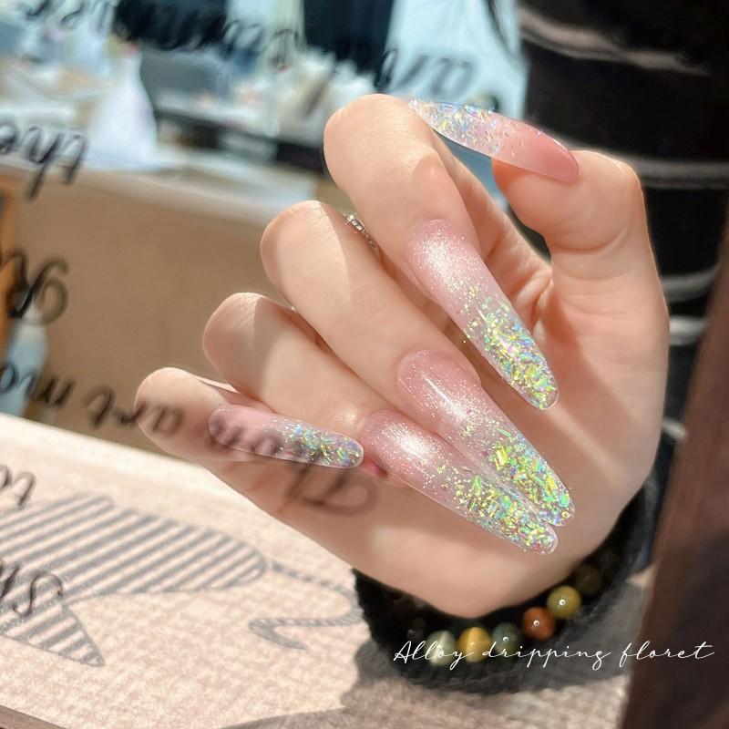 Glitter Nail Art Sequins Box Set High Shine Iridescent DIY Decorations