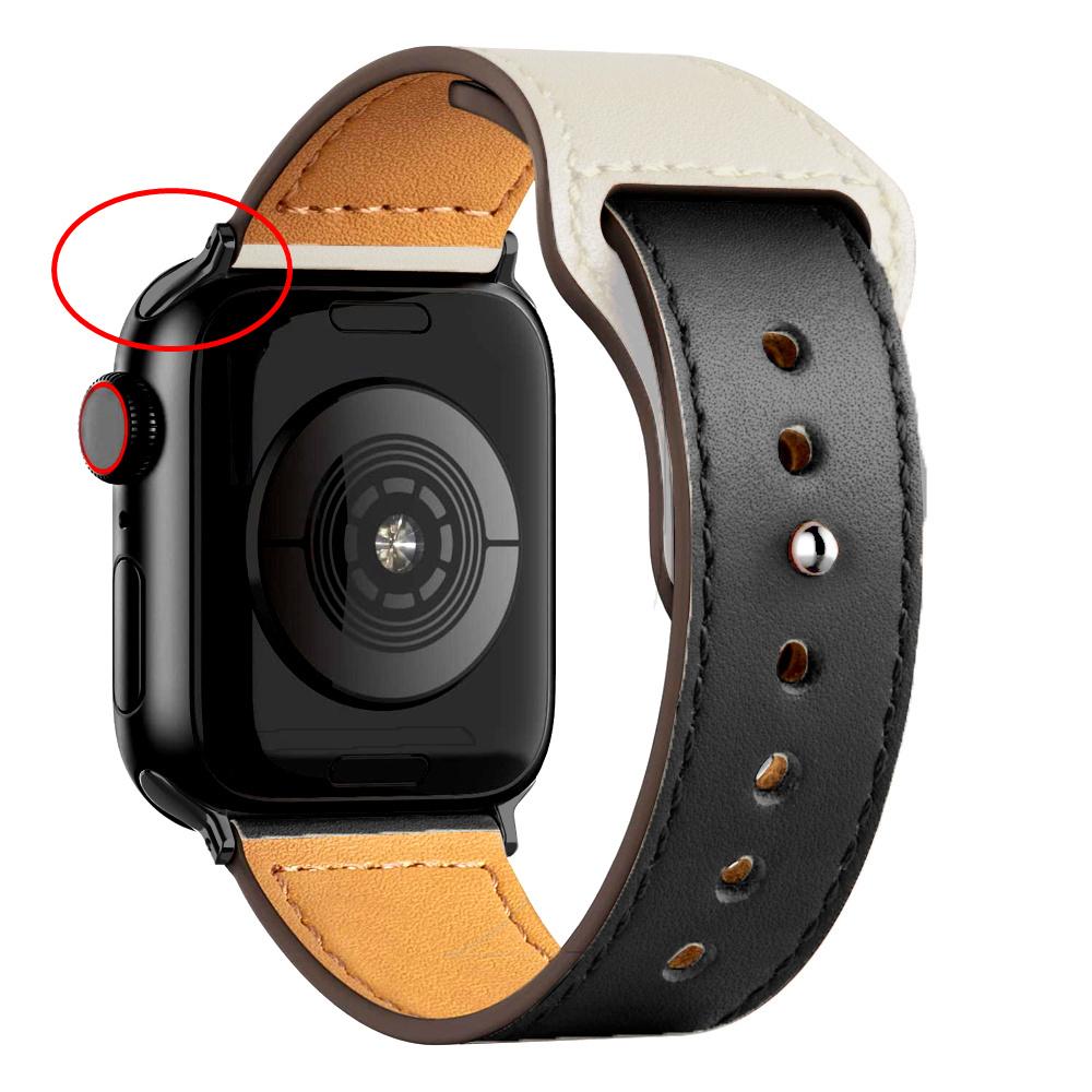 Leather strap For Apple watch band 44mm 45mm 49mm 40mm 42mm 46mm wristband correa bracelet iWatch series 8 9 10 11 SE 7 Ultra 3