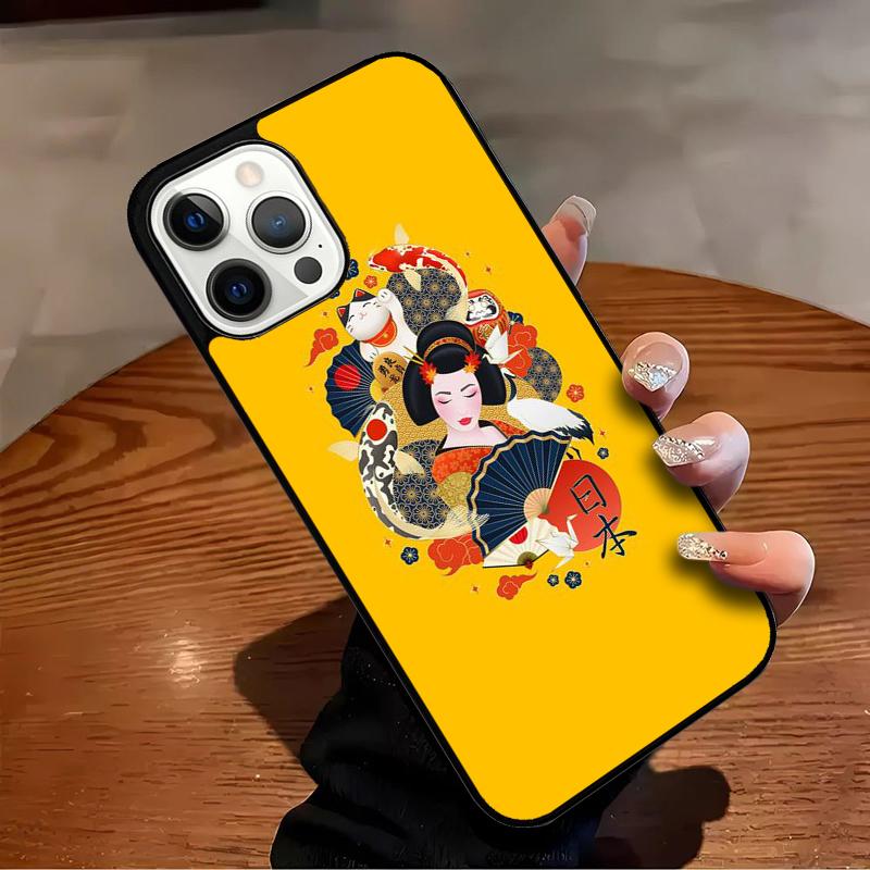 Japanese Cat Culture Aesthetic Art Phone Case For iPhone 17 Air 16 15 14 13 12 11 Pro Max Max Plus Bumper Case Cover