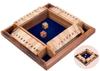 Shut The Box 4 Players - Track Game - Ecological Wooden Game - from 6 Years Old