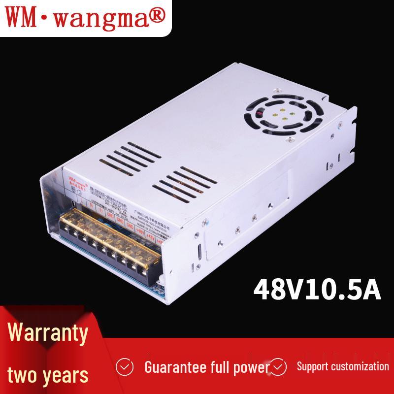 500W High Power 48V 10.5A DC Switching Power Supply with Monitoring
