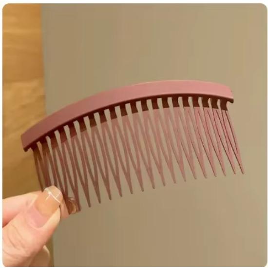 Женский однотонный гребень для волос, большая простая шпилька для челки, фиксированная укладка, повязка на голову для сломанных волос, аксессуары для волос