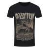 Футболка Led Zeppelin Выцветшая Падающая 1968 Рок-группа Новая Черная Официальная