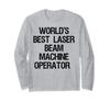 Лучший в мире оператор лазерного луча с длинным рукавом. Футболка