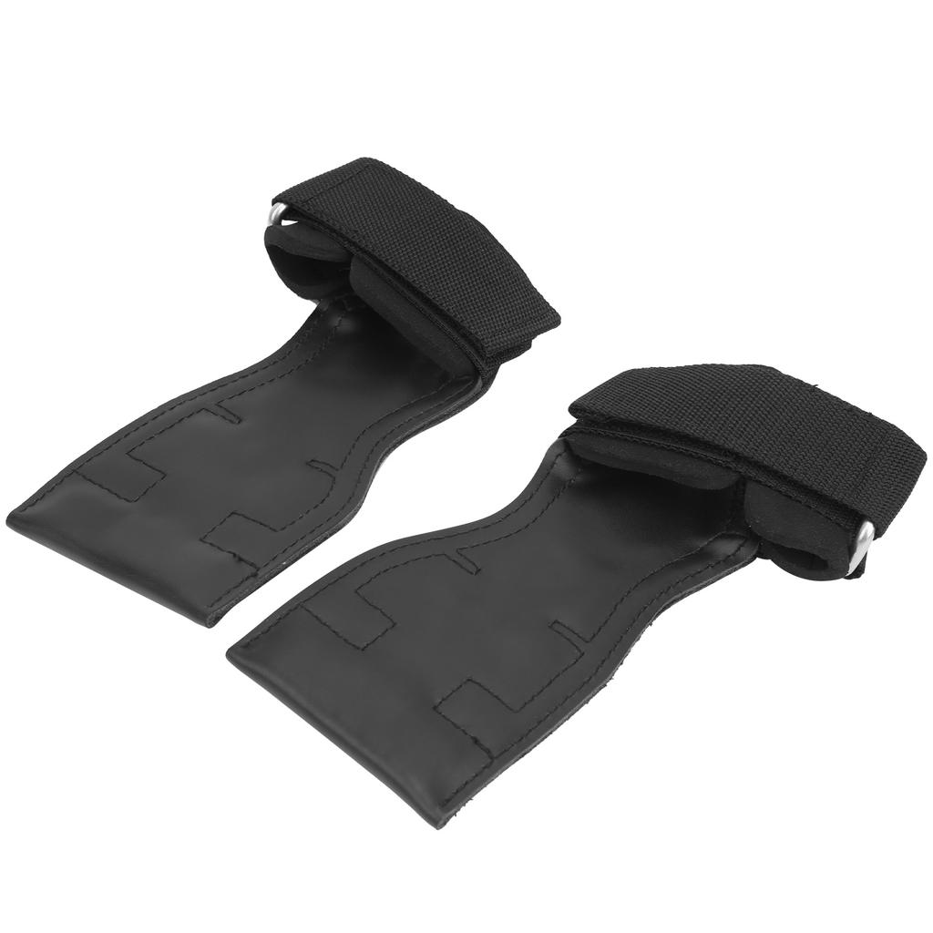 1Pair Artificial Cattlehide Training Gloves Pullups Dumbbells Hand Guards Wrist Guards