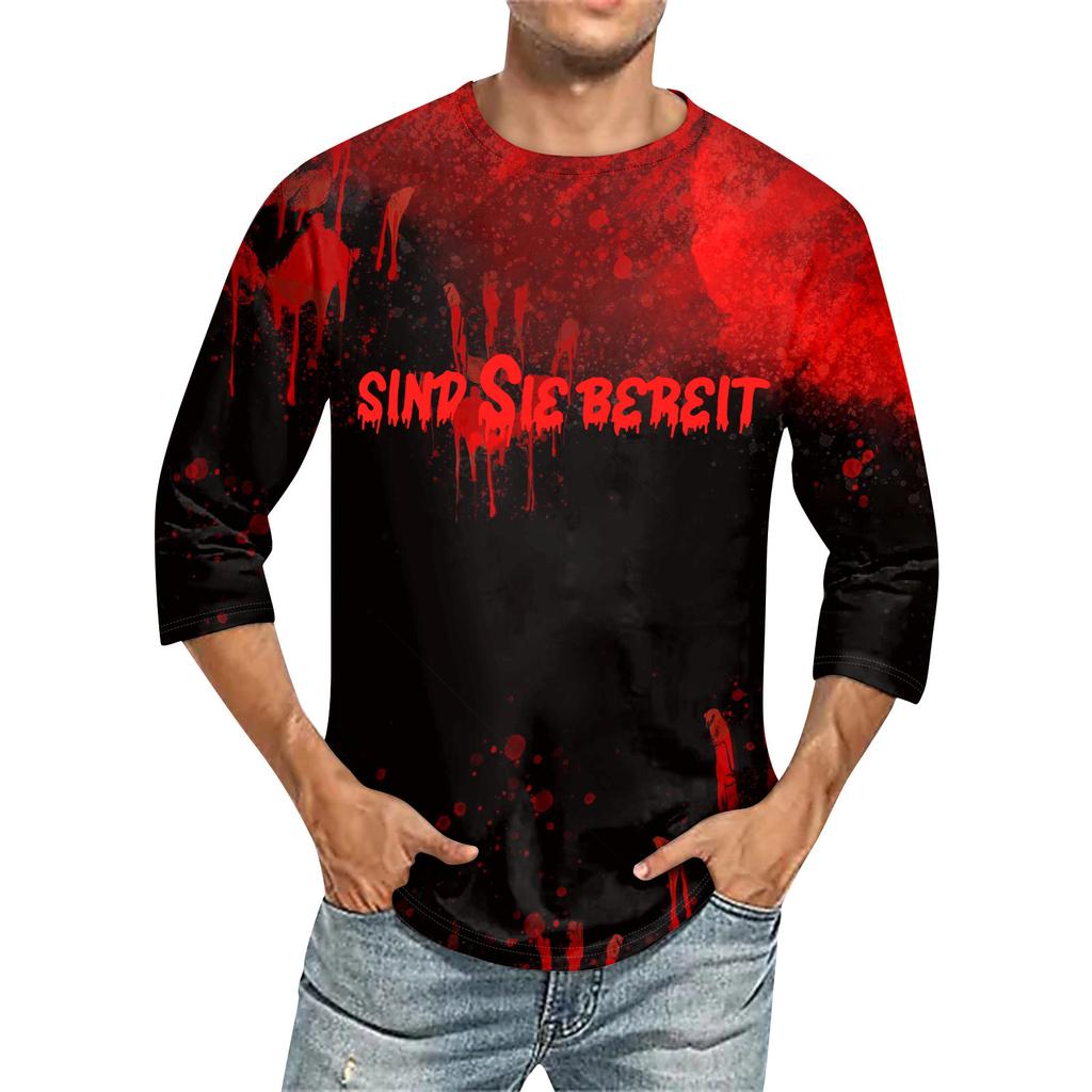 Men's T-shirt T-shirts Graphic Text Pool3D Printing Street Casual Short Sleeve Printed Clothing Basic