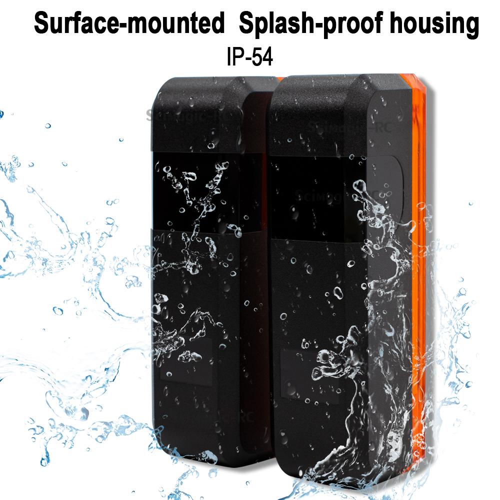 12-24В 180° Фотоэлектрический датчик для автоматических ворот, гаражных барьеров, дверей. Детектор с сигнальной лампой. Фотоэлемент. Инфракрасный лучевой датчик.