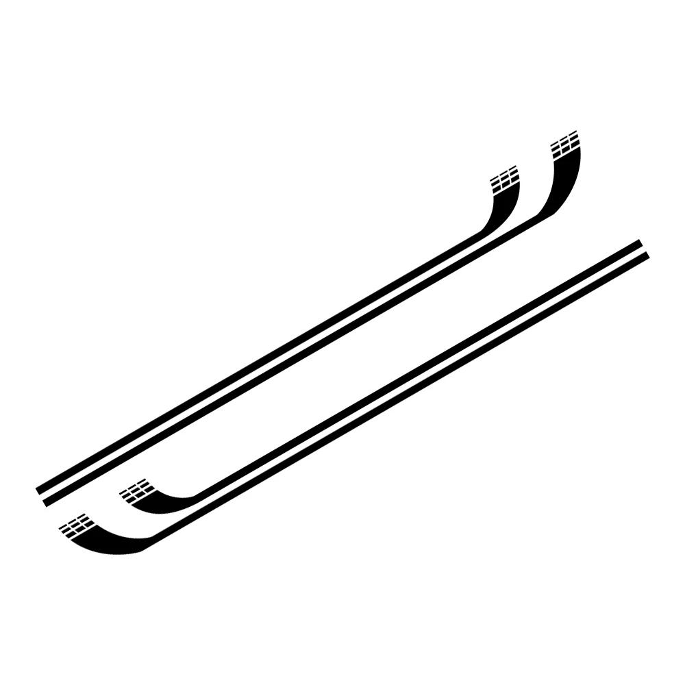 2PCS Car Door Side Vinyl Film Stickers For Alfa Romeo Giulietta Sport Long Stripe Styling PVC Decals Tuning Auto SUV Accessories zw0
