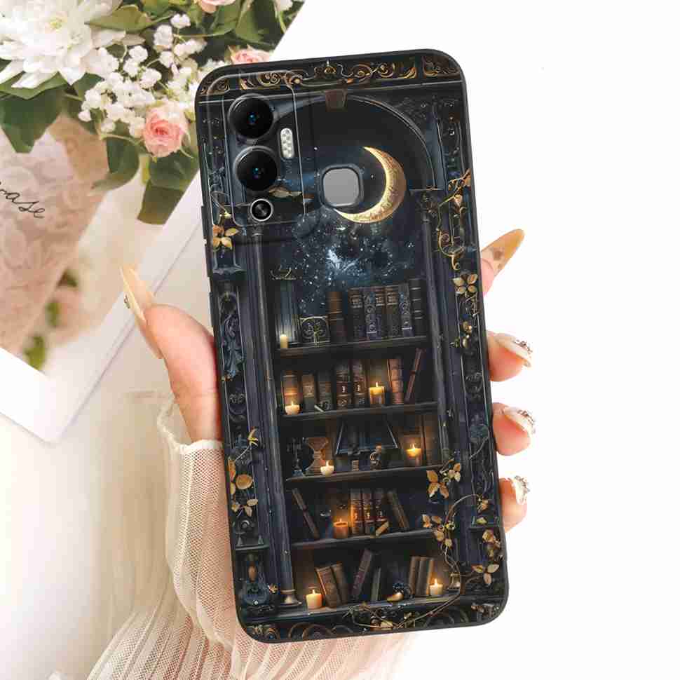 Casing For Infinix Hot 12 Play Cover X6816C X6816 Silicone Cat Dragon Pattern Case For Infinix Hot12 Hot 12 Play Shell Covers