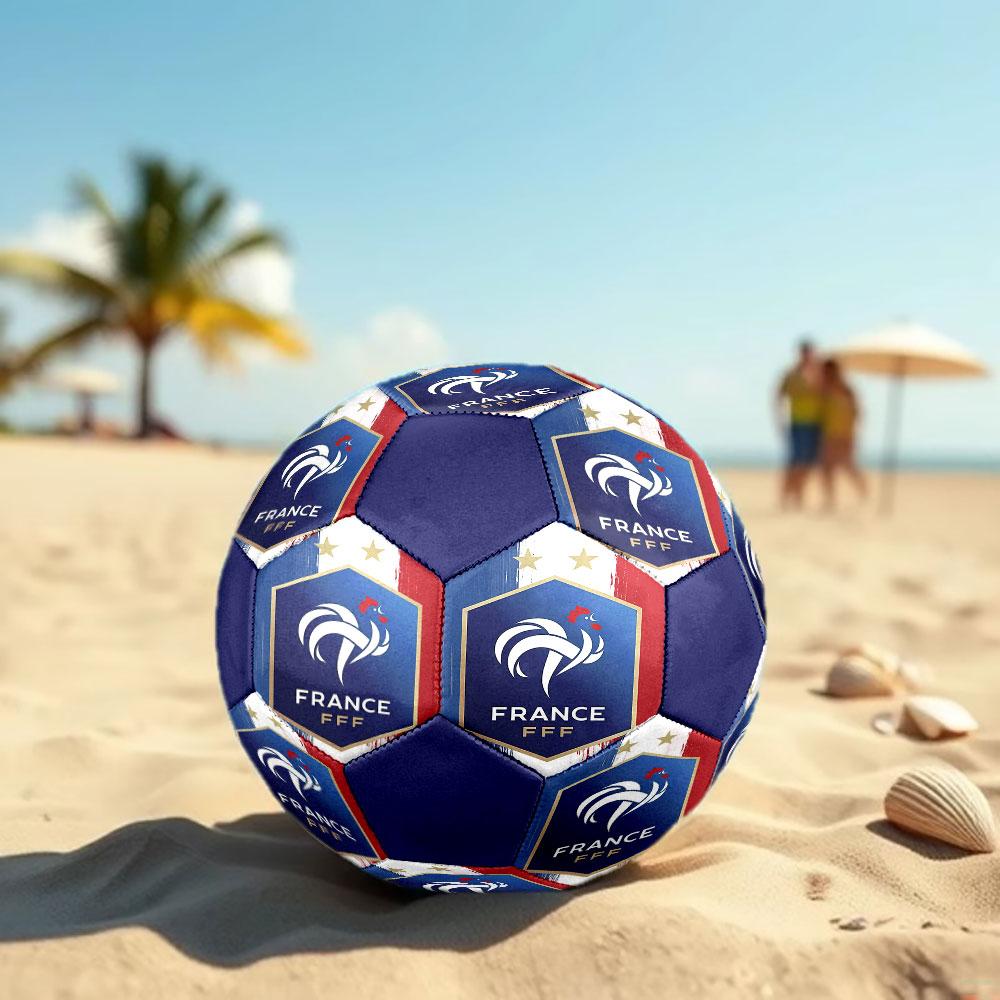 1pc France National Football Team Soccer Ball Size 5 Indoor Soccer Ball Fashion Colorful Backyard Game - Great For Sports Fans Gift HE29