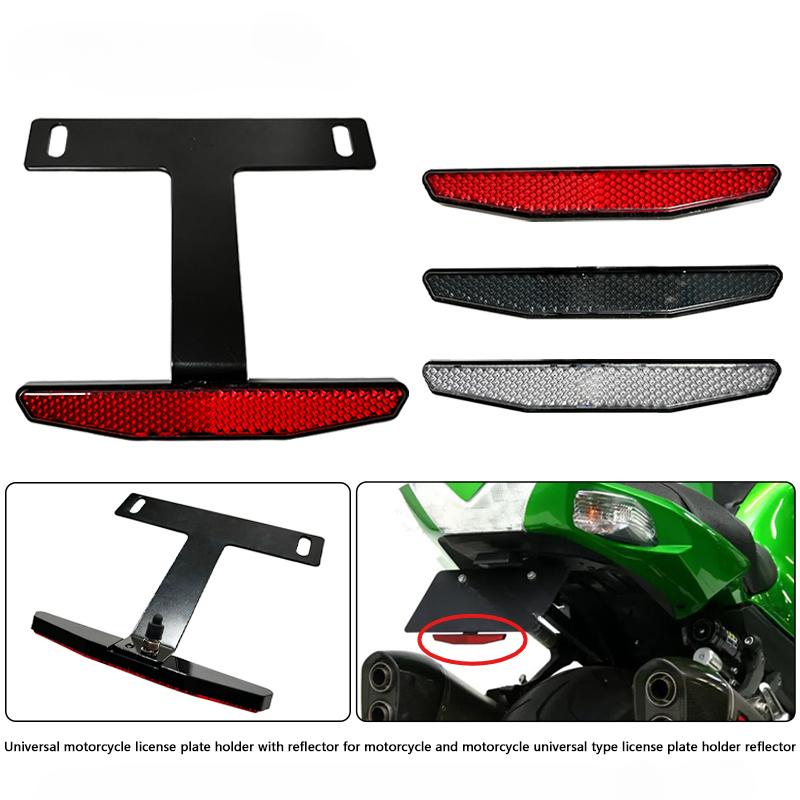 Универсальный кронштейн для крепления номерного знака мотоцикла, детали для мотоцикла, задний отражатель, кронштейн отражателя
