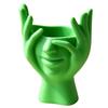 Современный настольный аксессуар для друзей 3D-печатная ваза-лицо, Держатель для ручек, держащий лицо, Арт-декор, Креативный держатель для кистей для макияжа, Современный минималистичный декор для дома