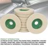 Polishing Pads Wool Felt Polishing Pad Disc 100mm Angle Grinder Buffing Pads For Glass Metal Polish Repairing Tool