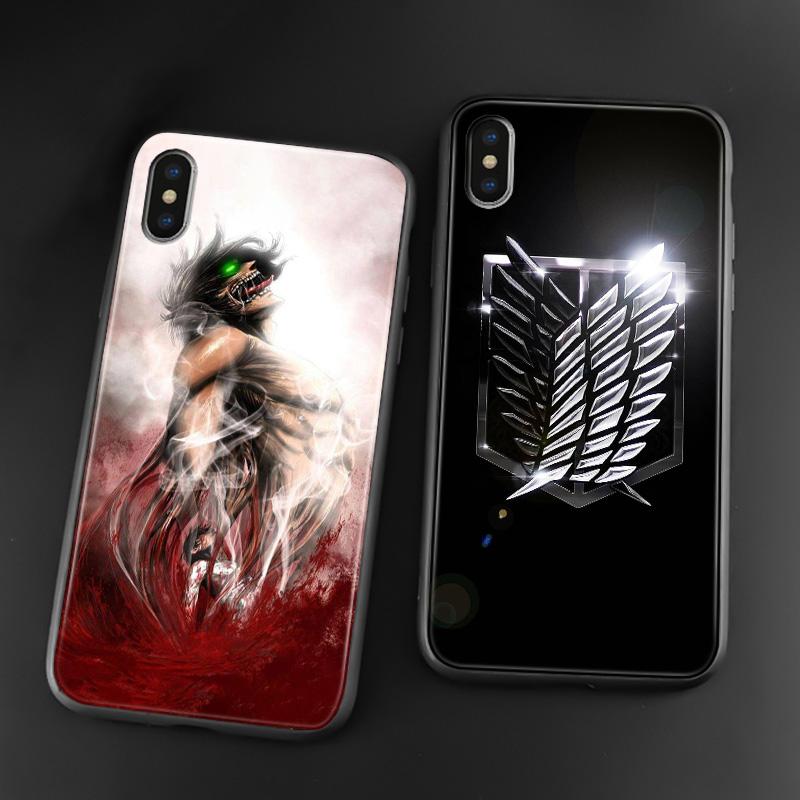 Атака Титанов Эрен Микаса Леви аниме для iPhone 6s 7 8 Plus X XR XS 11 12 13 Mini Pro Max Мягкий силиконовый чехол для телефона