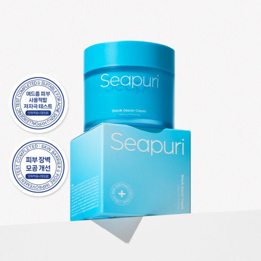 1 Seapuri Glacier Cream - Увлажняющий крем для пор Ледниковая вода