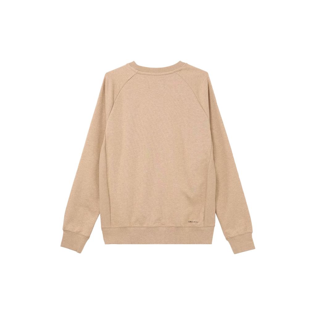 Jordan Dri-Fit Logo Crew Neck Sweatshirt Men Tops Khaki DV1287-201