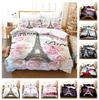 3D Single/double Bed Women's Room Bedding Set Construction Down Duvet Cover 2/3pcs AU180 * 210 Full Size Microfiber Soft Home Textile