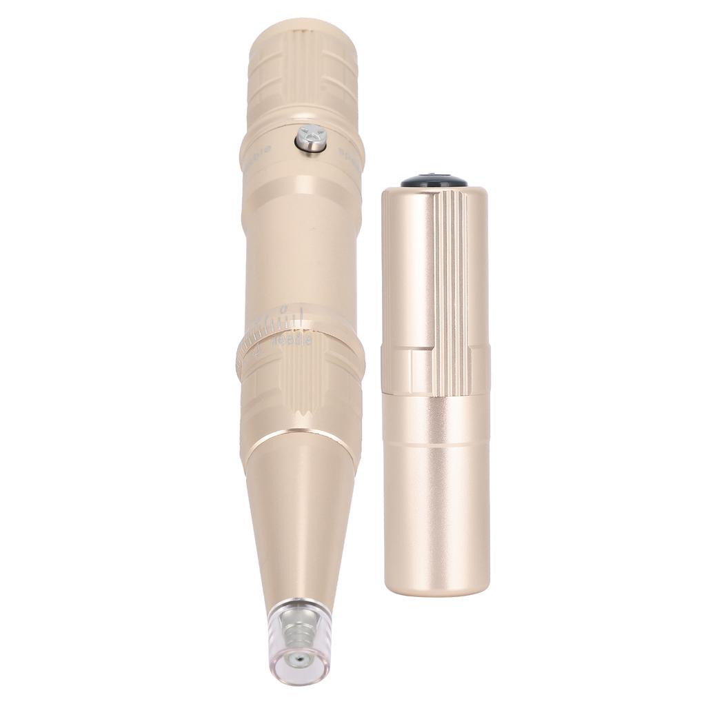 Electric Eyebrow Lip Tattoo Pen Machine Microblading Tattoo Machine Champaign Gold (100‑240V)US