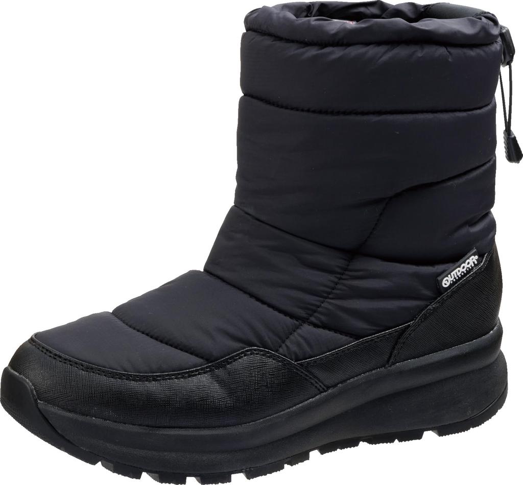 Asahi Outdoor Products Winter Cold Weather Snow Cold Size 23cm Boots, Boots, Boots, Weather, Waterproof, Non-Slip, ODP713WS, Black,