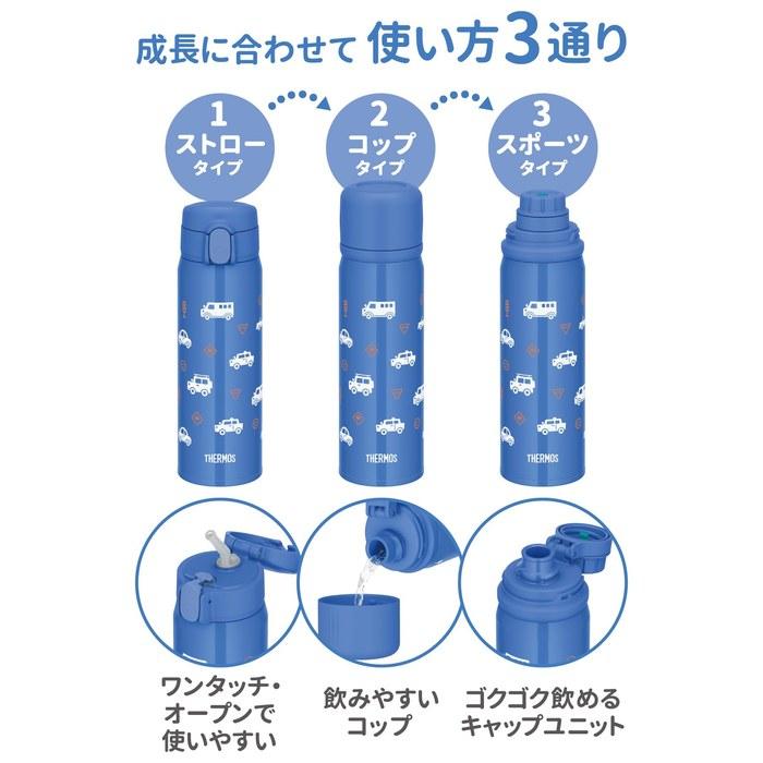 Термос Thermos с вакуумной изоляцией, 3-х компонентный, 0,56 л, кобальтово-синий, FJW-550TR COB