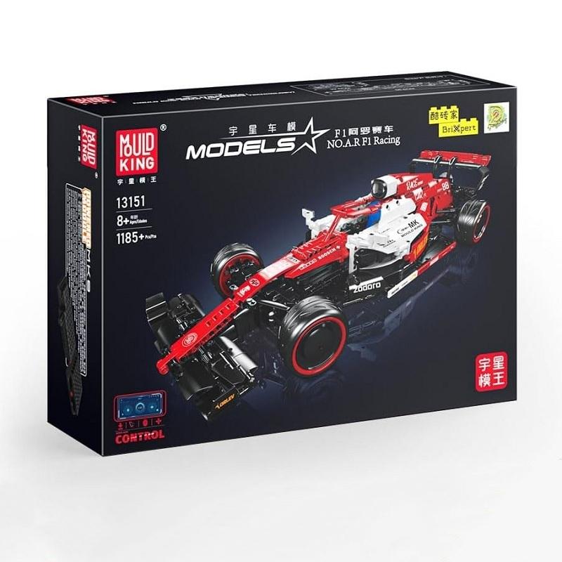 MOULD KING 13151 Technical F1 Arrow Super Racing Car Remote Control Building Bricks Blocks Kids RC Toys for Kids Gift
