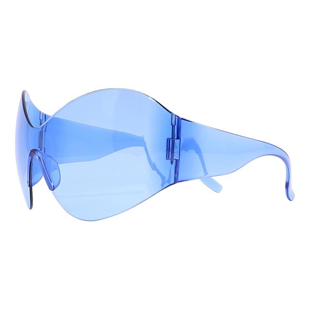 Новые большие солнцезащитные очки в стиле стимпанк для женщин. Тенденции в стиле панк Y2k. Солнцезащитные очки для мужчин. Брендовые дизайнерские очки 2000-х годов De Sol Oculos - Солнцезащитные очки -