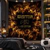 Настенный гобелен с принтом Led Zeppelin, тканевое панно для гостиной, спальни, домашнего декора