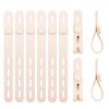 10Pcs Silicone Cable Ties Organizer Management Cord Reusable Organizer with High Elasticity Adjustable Anti-Lost