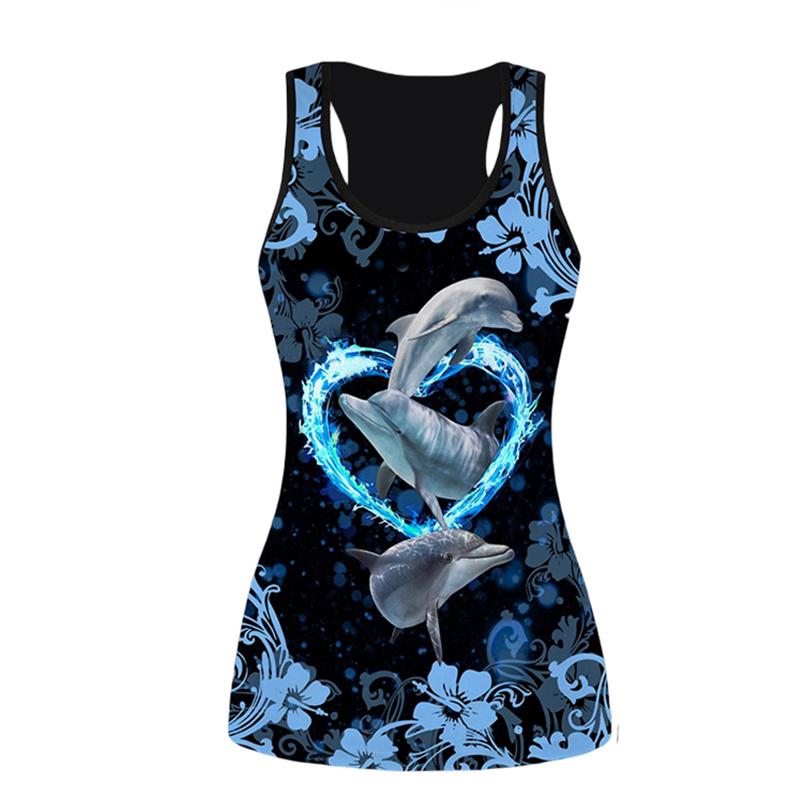 Экипировка для йоги с принтом кита для женщин, модные леггинсы для тренировок с 3D принтом, спортивные леггинсы для фитнеса с высокой талией, повседневные штаны для йоги