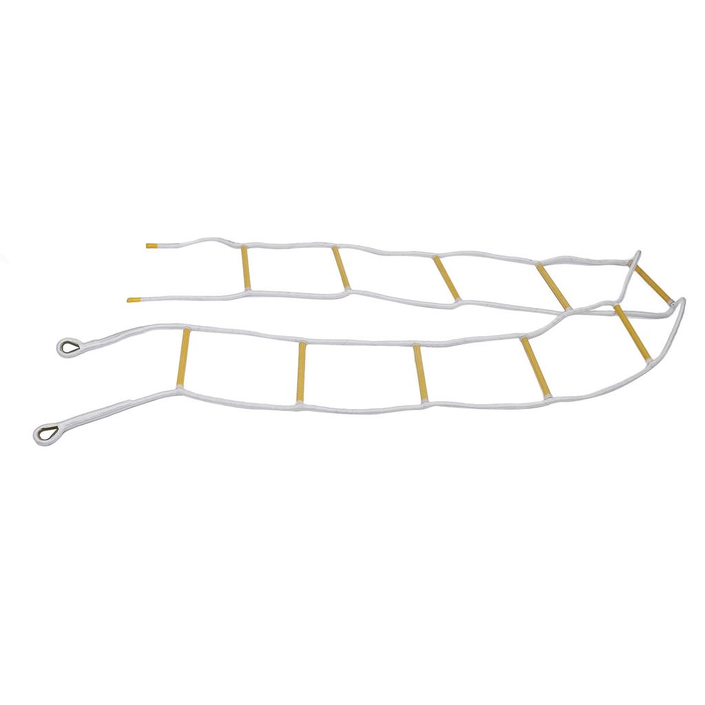 5 м пожарная лестница портативная нейлоновая 2000 фунтов подшипник быстро развертывается складная аварийная веревочная лестница