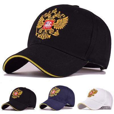 Русская бейсболка с двуглавым орлом и вышивкой, хлопковая кепка для мужчин и женщин, фуражка, шляпы Snapback