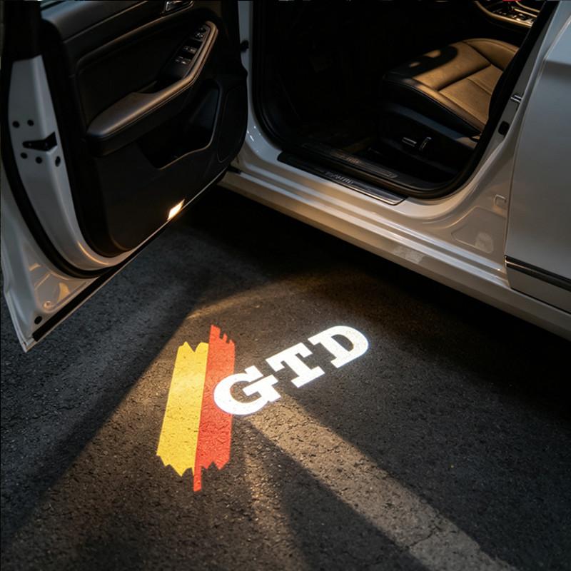 Car Door Welcome Light Led Projector Lamp For VW Golf 5 6 7 Jetta MK6 MK7 GTI R Passat B7 B8 B9 Touareg