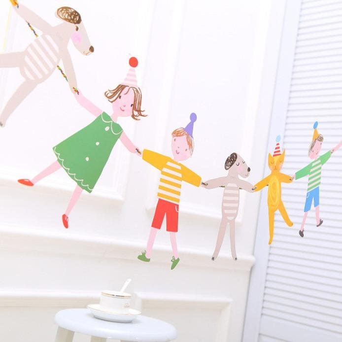 День защиты детей Детский сад Школьная вечеринка Украшение Дети держатся за руки Флаг на день рождения Оформление для вечеринки Цветы латте