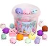 24pcs Squishy Toy Cute Animal Antistress Ball Mochi Toy Stress Relief Toys