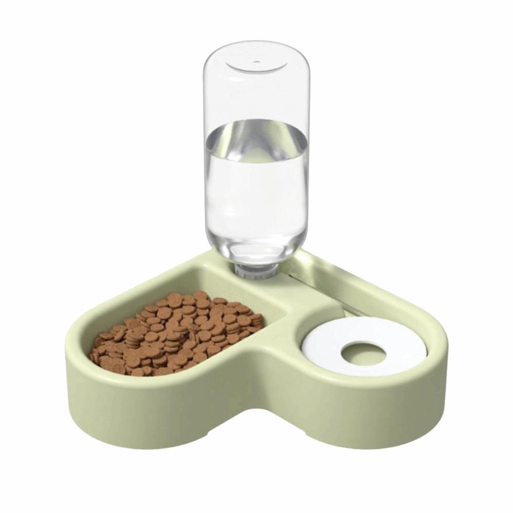 Moisture-proof Automatic Water Bowl Feeder Dual-use Corner Pet Food Dish Drinking And Feeding