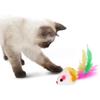 12/21PCS Playing Bulk Toy Pet Kitten Stick Mouse Collapsible Tunnel Feather Balls Cat Toys Set