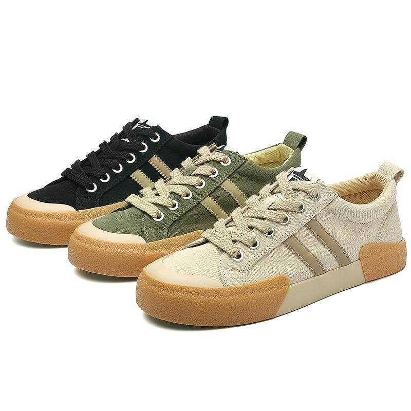 Весенние новые мужские туфли корейского дизайна Niche повседневные мужские парусиновые туфли низкие туфли на плоской подошве со шнуровкой мужские