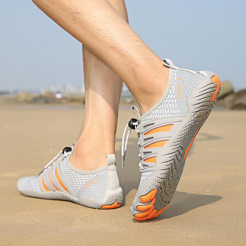 Men Women Aqua Shoes Quick Dry Barefoot Swim Water Shoes Upstream Beach Sandals FitnessYoga Footwear River Sea Diving Surfing Wading Sneakers