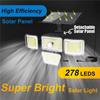 278LED Solar Lights 4 Head Adjustable with 3 Lighting Modes IP65 Waterproof Solar Lights Outdoor Garden Security Lights