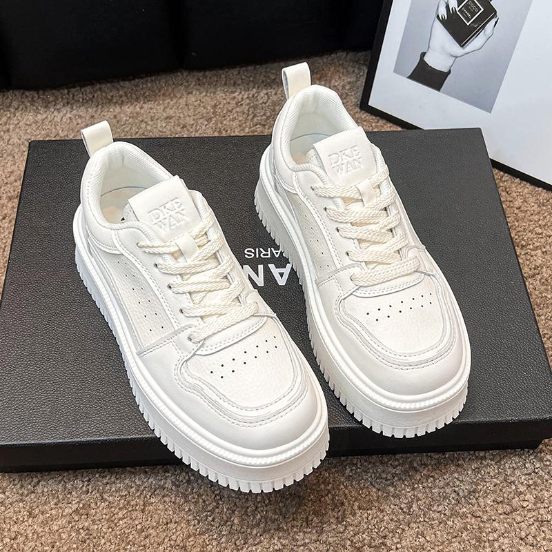 Модные новые женские туфли на платформе, женская модная спортивная обувь, высококачественная повседневная и удобная женская обувь из искусственной кожи