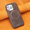 Magnetic Leather Phone Case IPhone 15 16 17 Pro Max Premium Business Style Full Coverage Shockproof Protective Cover
