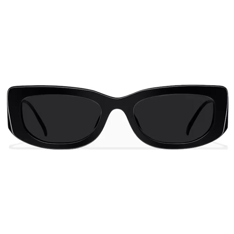 Prada Logo Rectangular Sunglasses Women sunglasses Black 0PR14YS1AB5S0