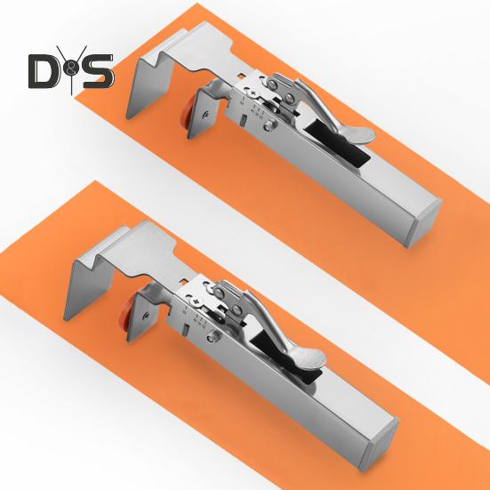 Регулируемый зажим для фиксации ящика, металлический зажим для установки передней части ящика, прочный универсальный зажим для крепления шкафа, плотницкий инструмент для деревообработки и бытовых нужд