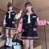 Korean-Style Girls' Baseball Uniform: 2025 Trendy Spring/Autumn College JK Pleated Skirt for Teens