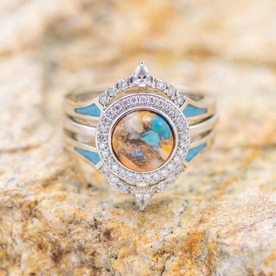 3шт женские кольца геометрические стразы ювелирные изделия богемные штабелируемые кольца на палец