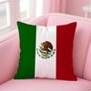 Mexico MEX flag Cushion Cover EcoFriendly Odorless Healthy Pillowcase Soft  Comfortable KidSafe No Filling