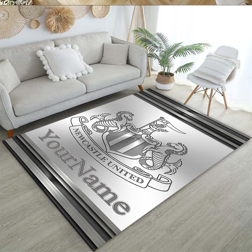 Newcastle 9 Customized Name Floor Mat Suitable for Entryway Playrooms Decorate room Balcony Antislip Carpet Anime Office Decor Gift for Festivals