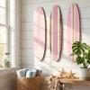 3PCS Ocean Surfboard Wall Hanging Hawaiian Style Beach Surfboard Sign  Festival Decor